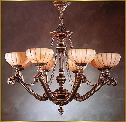 Alabaster Chandeliers Model: RL 1301-82